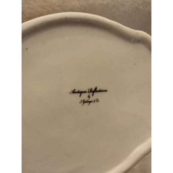 Godinger Porcelain Pear Pink White Teapot - Picture 7 of 7